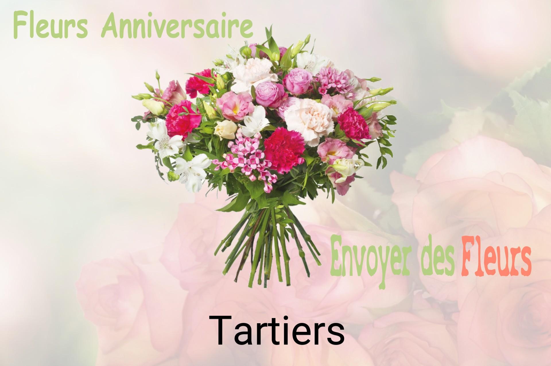 Bouquet de fleurs d’anniversaire livré à Tartiers