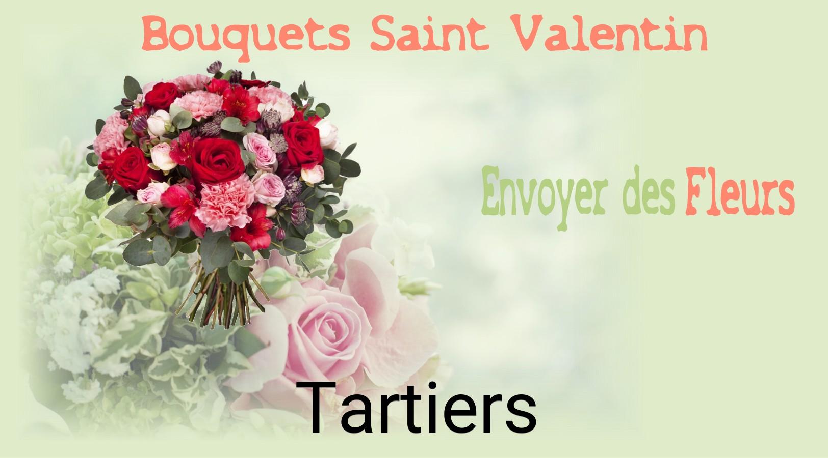 Roses de Saint-Valentin livrées à Tartiers